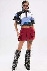 AUDREY MINI PLEATED SKIRT