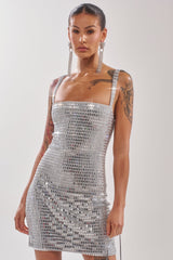 BAILEY RHINESTONE MINI DRESS