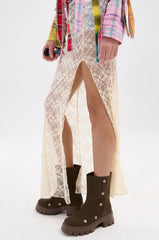 AZALEA WANG BHARTI BROWN FLAT BOOTIE
