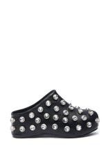 AZALEA WANG DARWIN STONE RHINESTONE EMBELLISHED CLOG