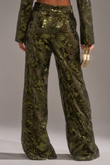 AURORA SEQUIN VELVET TROUSER