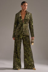 AURORA SEQUIN VELVET TROUSER