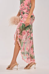 DREAMING FLORAL MAXI SKIRT