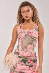 DREAMING FLORAL CORSET