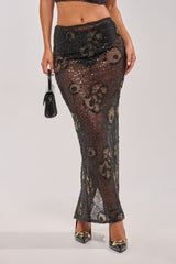 ALL EYES ON ME FLORAL MAXI SKIRT
