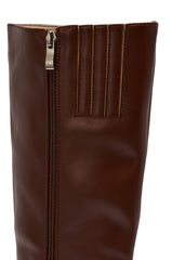 AZALEA WANG HAILEYANN BROWN STILETTO BOOT
