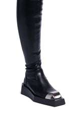 AZALEA WANG HARUKO BLACK BOOT