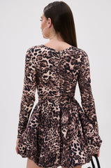DON'T MESS WITH ME PRINTED MINI DRESS