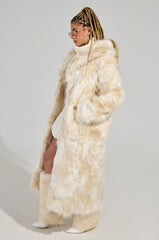 BANKS FAUX FUR COAT
