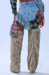 AUTUMN VIBES PLAID MINI SKIRT