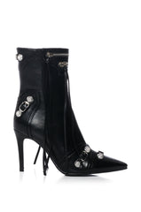 AZALEA WANG BROOKLYN BABY STILETTO BOOTIE IN BLACK