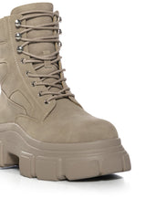 AZALEA WANG HARMONI TAN BOOTIE