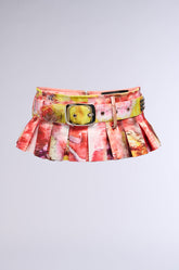 CRAZY LOVE PEPLUM BELT SKIRT