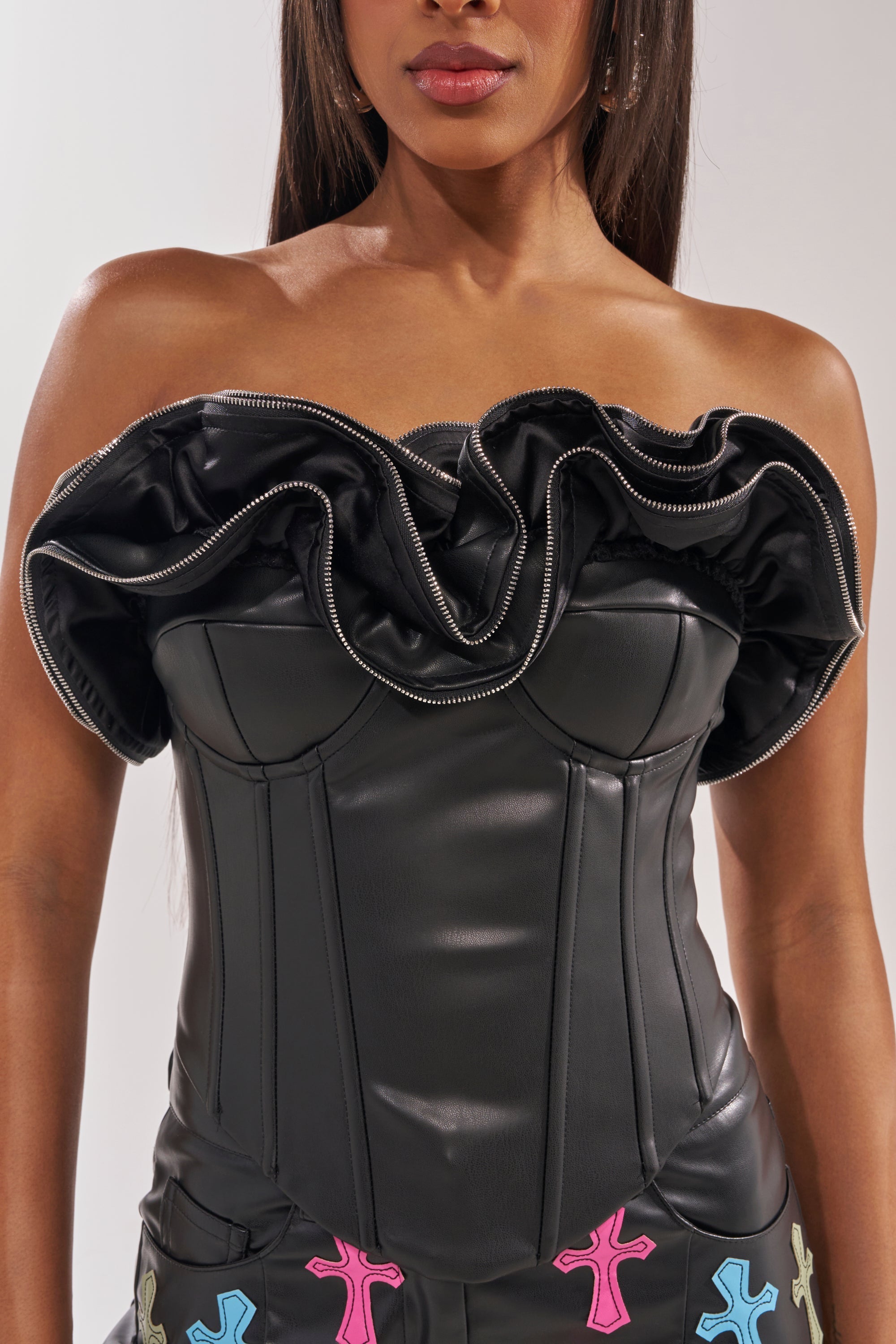 DON'T MESS RUFFLE CORSET