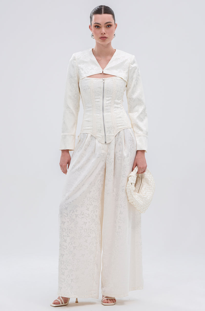 DAISY DOVE JACQUARD TROUSER