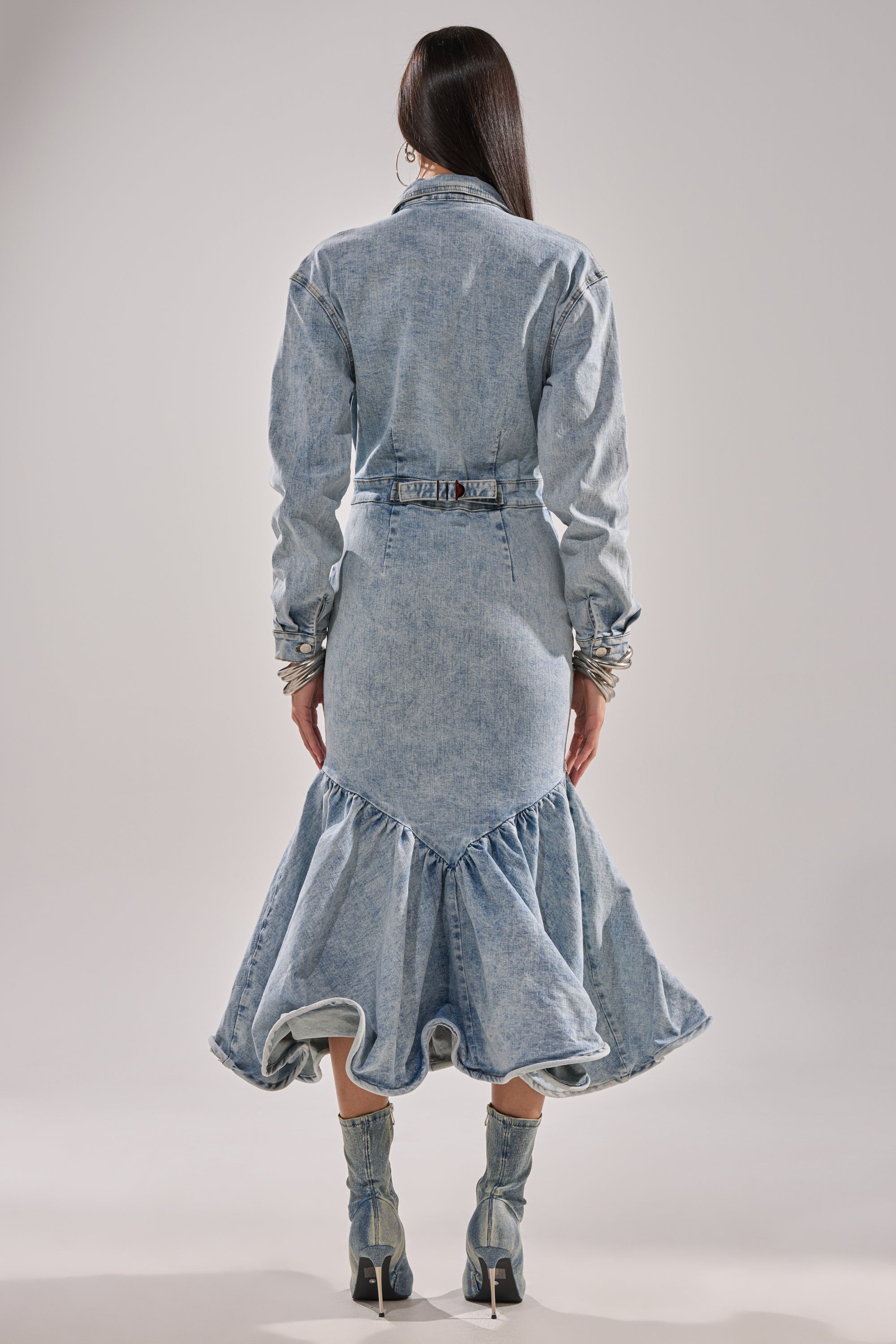 DENIM FOR DAYS MAXI DRESS