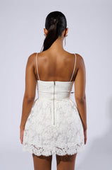 ARIANA LACE MINI DRESS