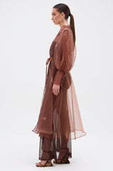 COCO SHEER ORGANZA TRENCH