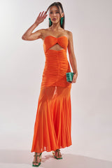CABANA CHILL CINCHED MAXI DRESS