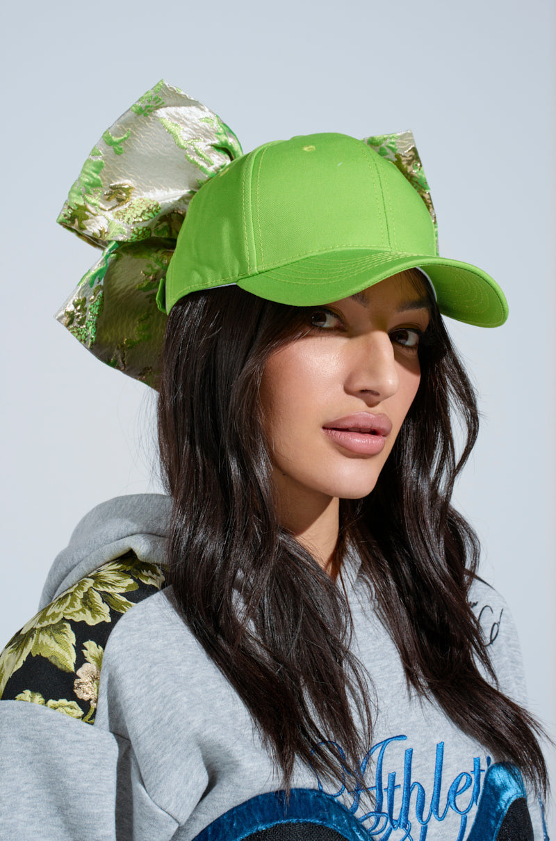 DIVINE DREAMS BROCADE BOW HAT
