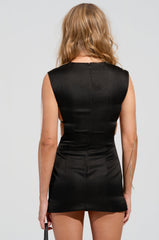 DIAMONDS ARE FOREVER RHINESTONE MINI DRESS