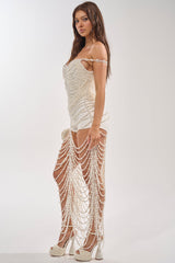 DRESSED UP FOR THE BEST PEARL MAXI DRESS