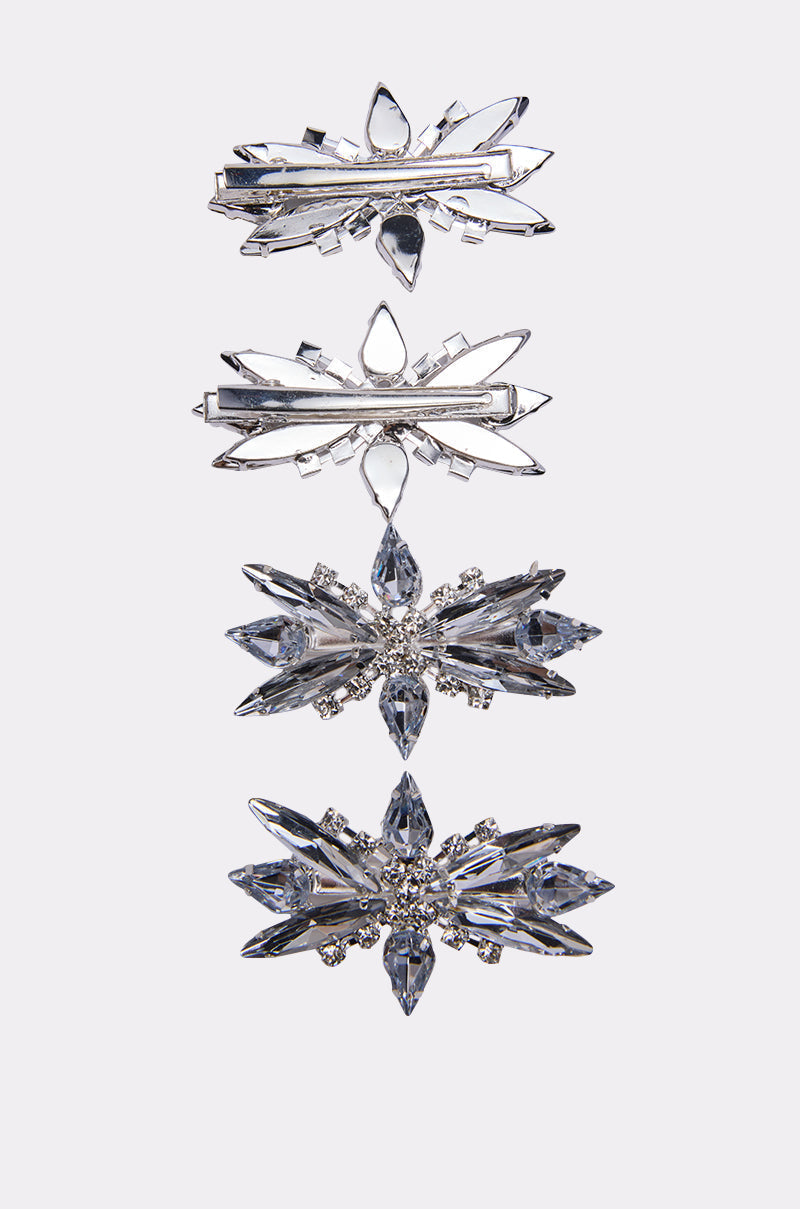 DECO RHINESTONE 4 PK CLIPS