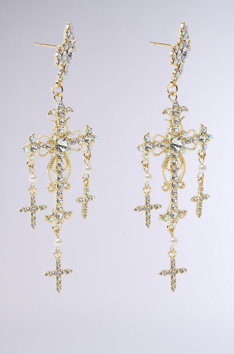 DON'T BE CROSS EARRING