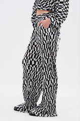 BARI CHECKERED TROUSER