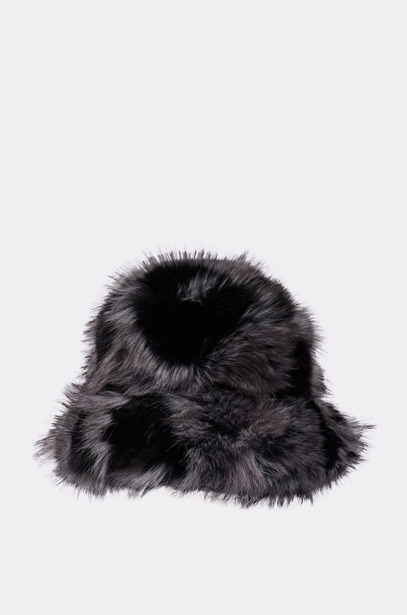 ARLO FAUX FUR BUCKET HAT