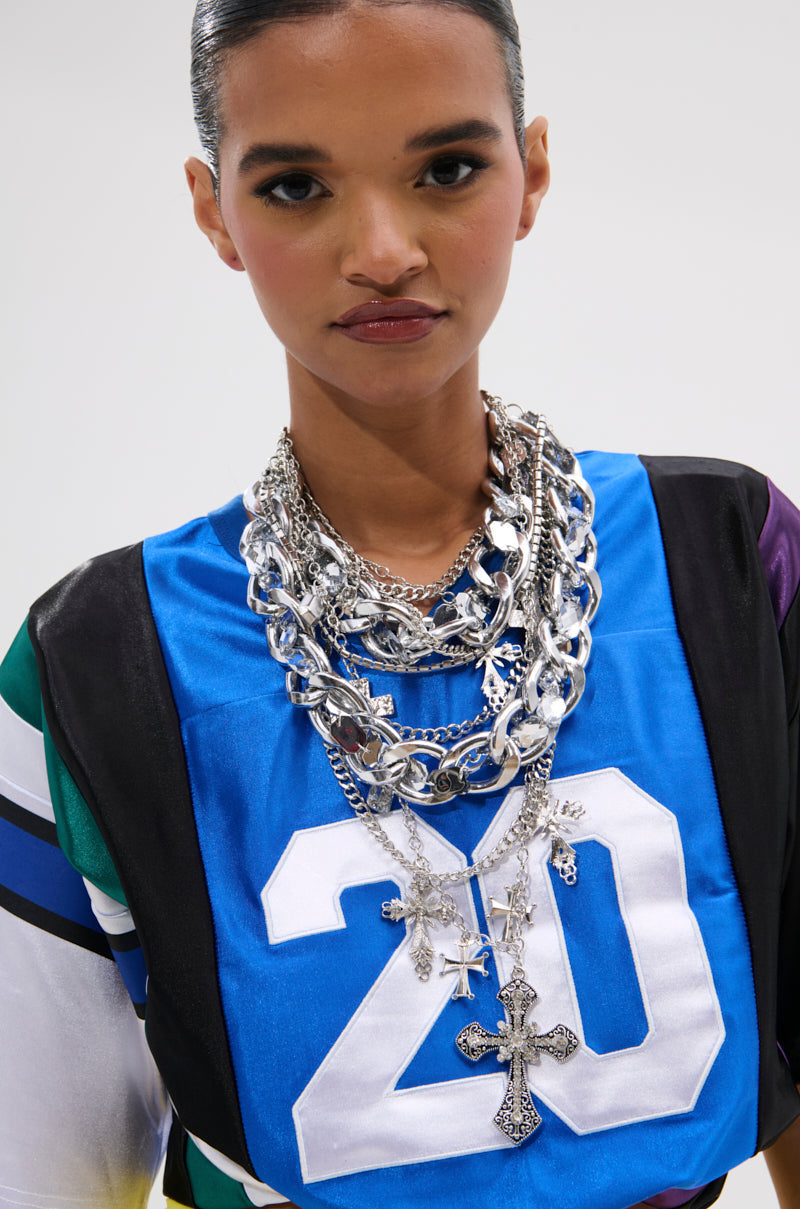 CROSS ME METAL NECKLACE