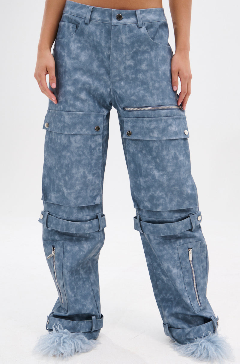 ALL AROUND THE CITY PU TROUSER