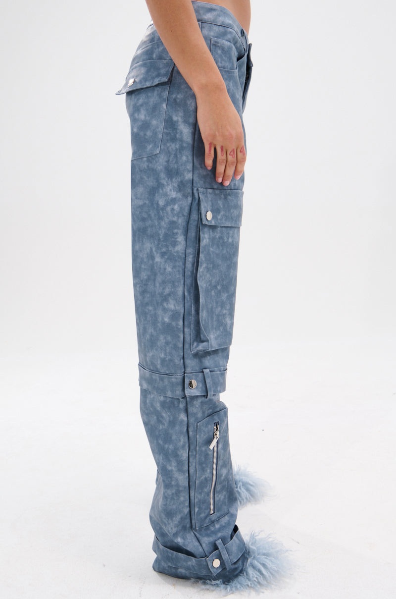 ALL AROUND THE CITY PU TROUSER