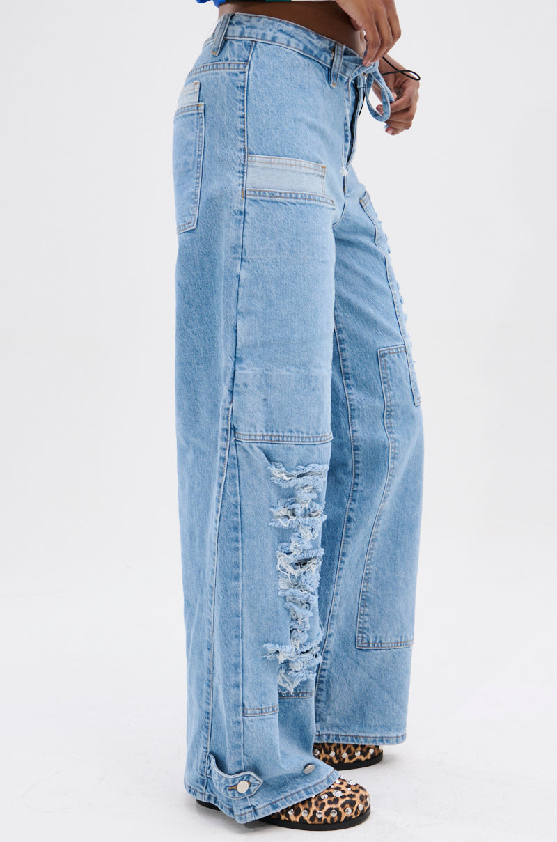 DOWN FOR WHATEVER RELAXED DENIM