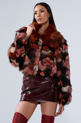 DELTA FAUX FUR COAT