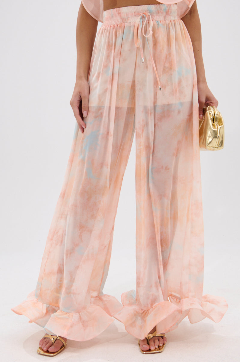 COLORFUL SKY OMBRE PALAZZO PANT
