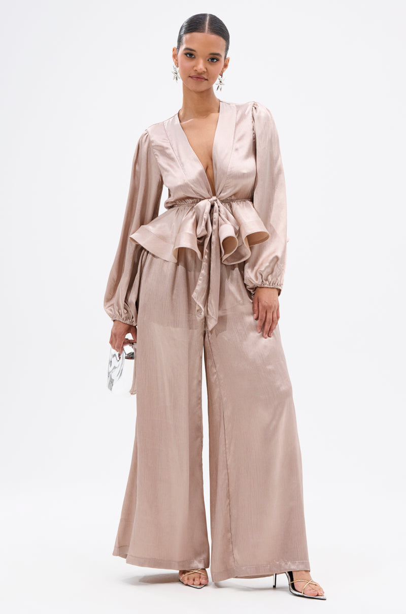 ELEGLANT WIDE LEG PALAZZO PANT
