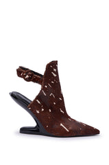 AZALEA WANG JOST BROWN MULTI WEDGE PUMP