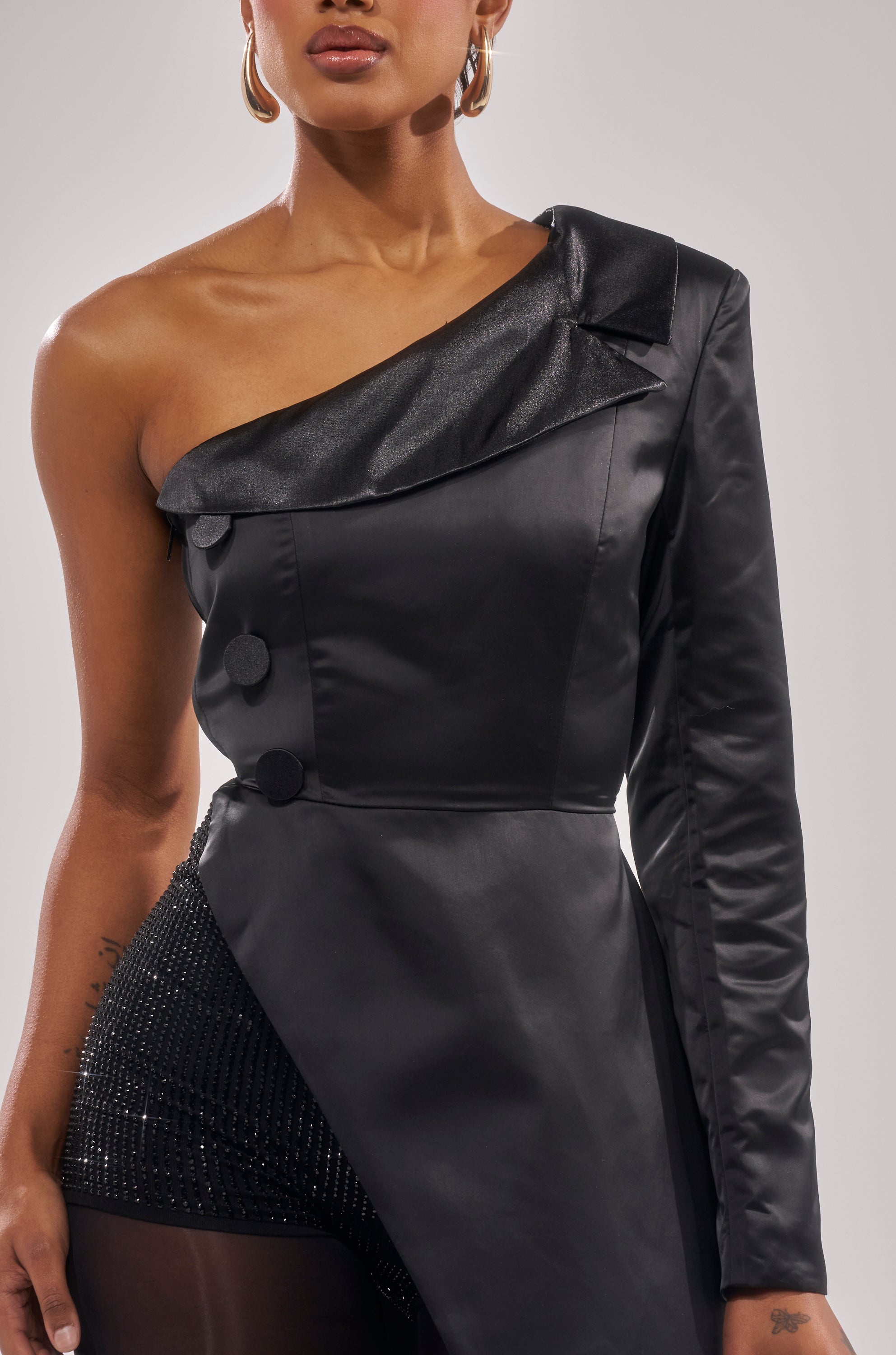 BLACK TIE AFFAIR TUXEDO TOP