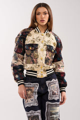 EGO CHECK PATCHWORK BOMBER