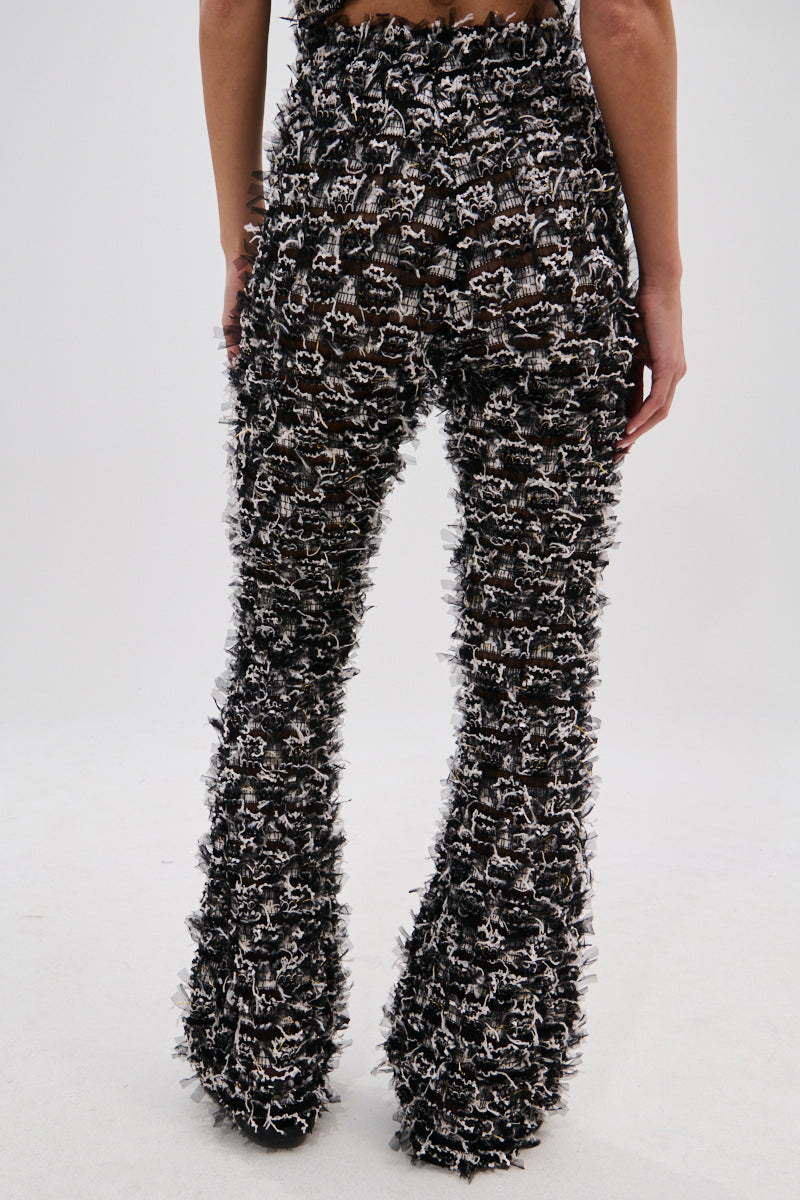 CRAZY FOR YOU FRINGE FLARE LEGGING
