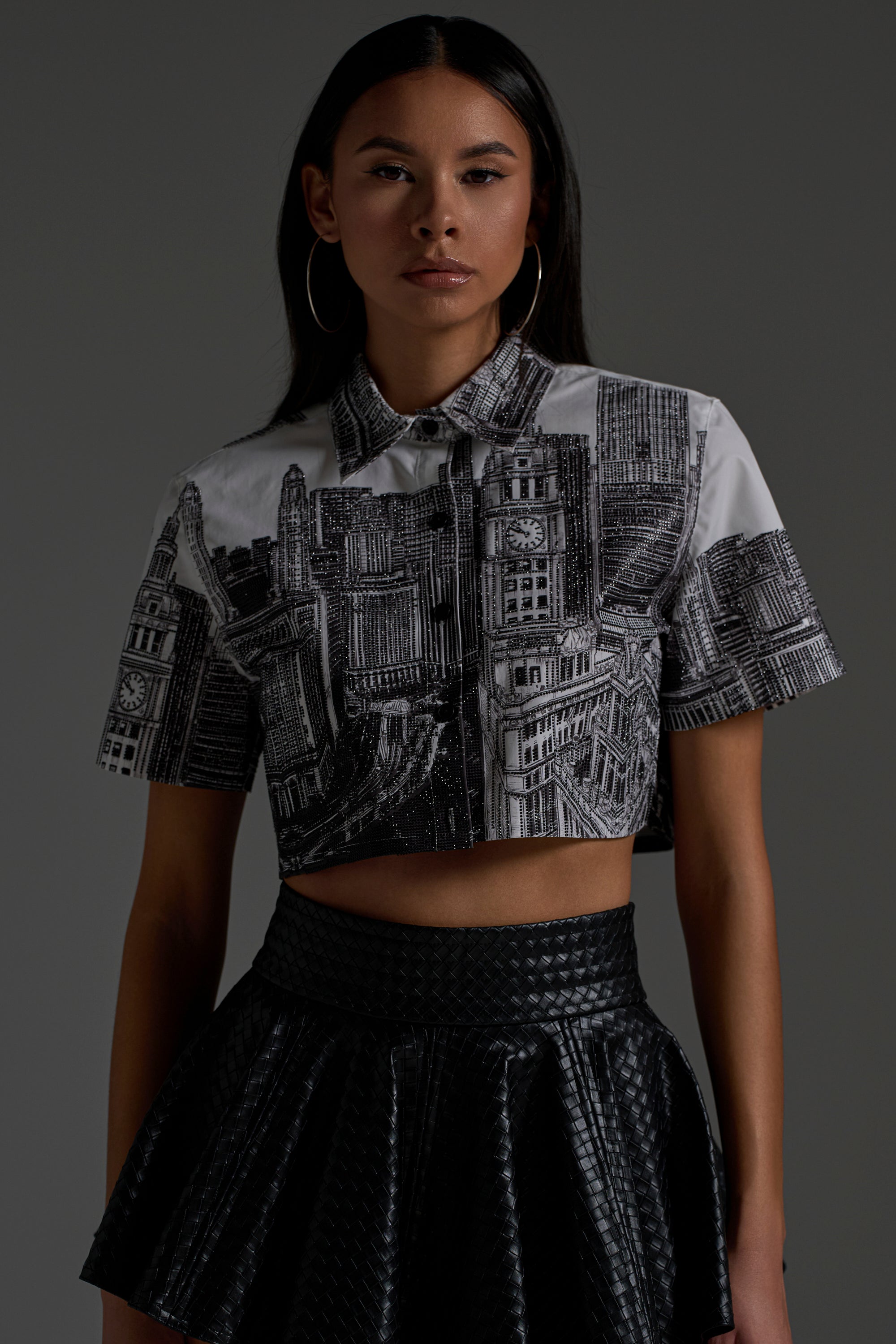 ALL OVER THE CITY BUTTON DOWN