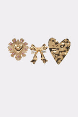 CROSS MY HEART RING SET