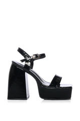 AZALEA WANG AVILA PATENT SANDAL IN BLACK
