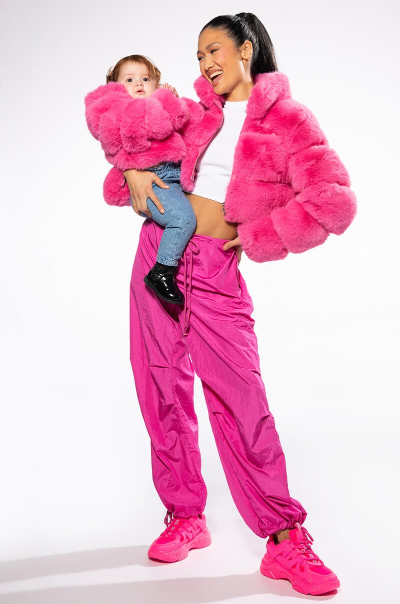BARBZ FAUX FUR JACKET