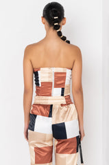BARELY NEUTRAL BUSTIER TOP