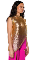 BASH METALLIC PU BOOTY SHORT