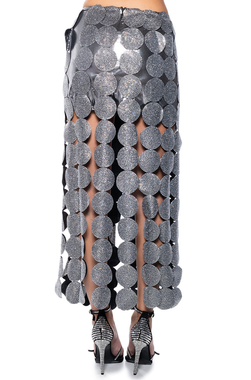 BENEATH THE SURFACE EMBELLISHED MAXI SKIRT
