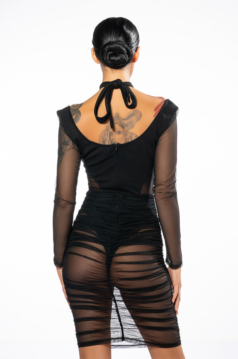 BY MY SIDE MIDI DRESS WITH CUT OUTS