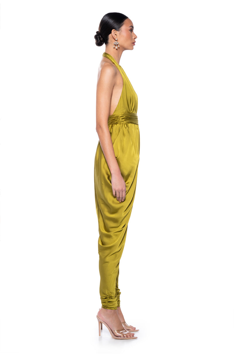CELESTE HALTER NECK JUMPSUIT